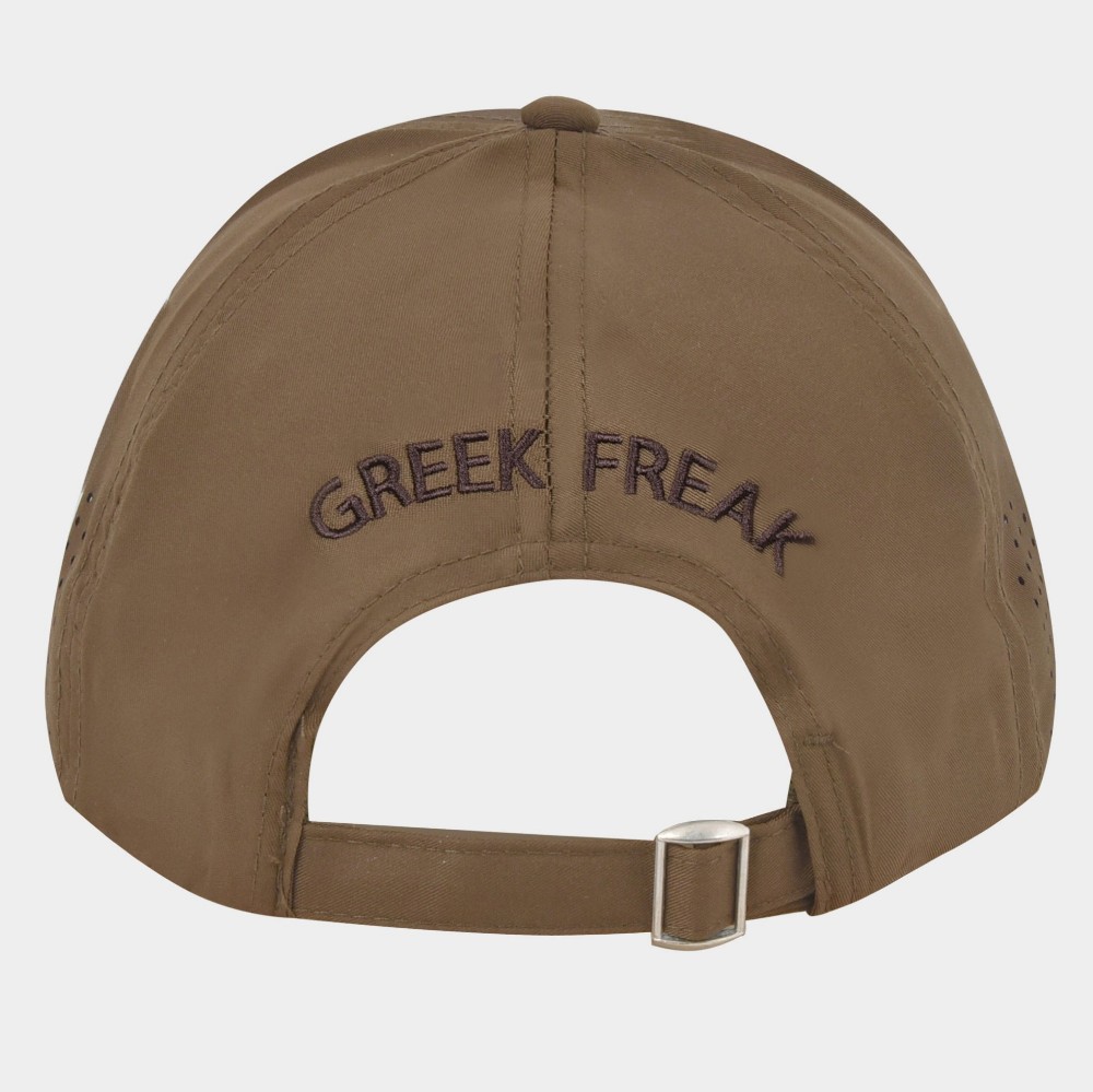 ANTETOKOUNBROS Sports Cap Greek Freak 6-panel Brown Back