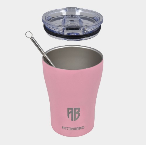 ANTETOKOUNBROS Insulated Coffee Mug 350ml Pink Detail thumb