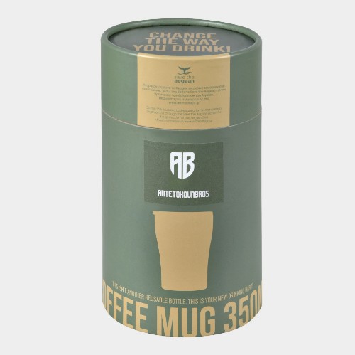 ANTETOKOUNBROS Insulated Coffee Mug 350ml Olive Green Box thumb