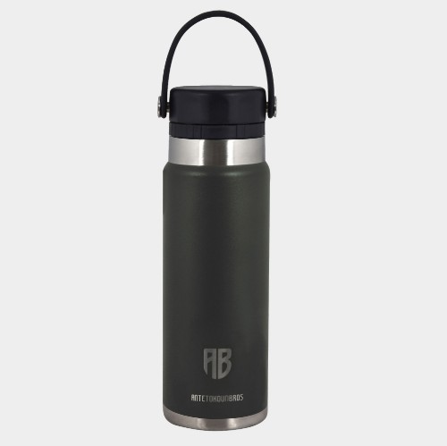 ANTETOKOUNBROS Thermos Travel Bottle 750ml Black Front