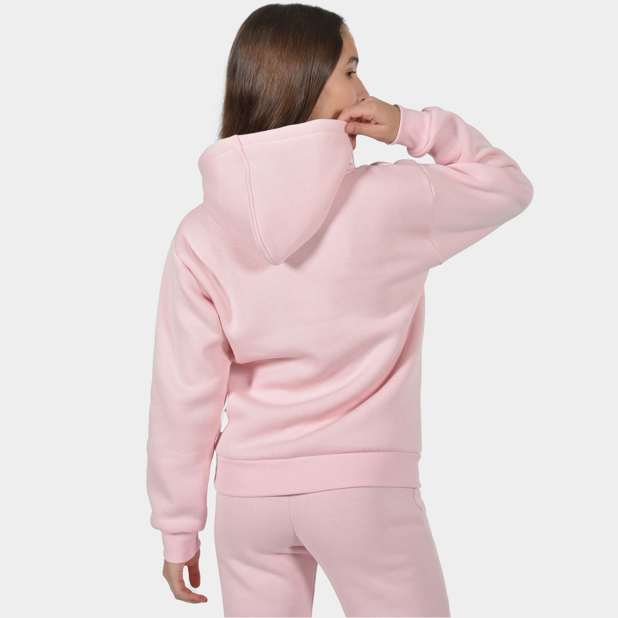 Kids' Hoodie Varsity Pink Back | Antetokounbros 