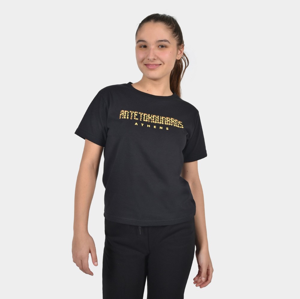 Kids' T-shirt Athens Leopard Logo Front | Antetokounbros