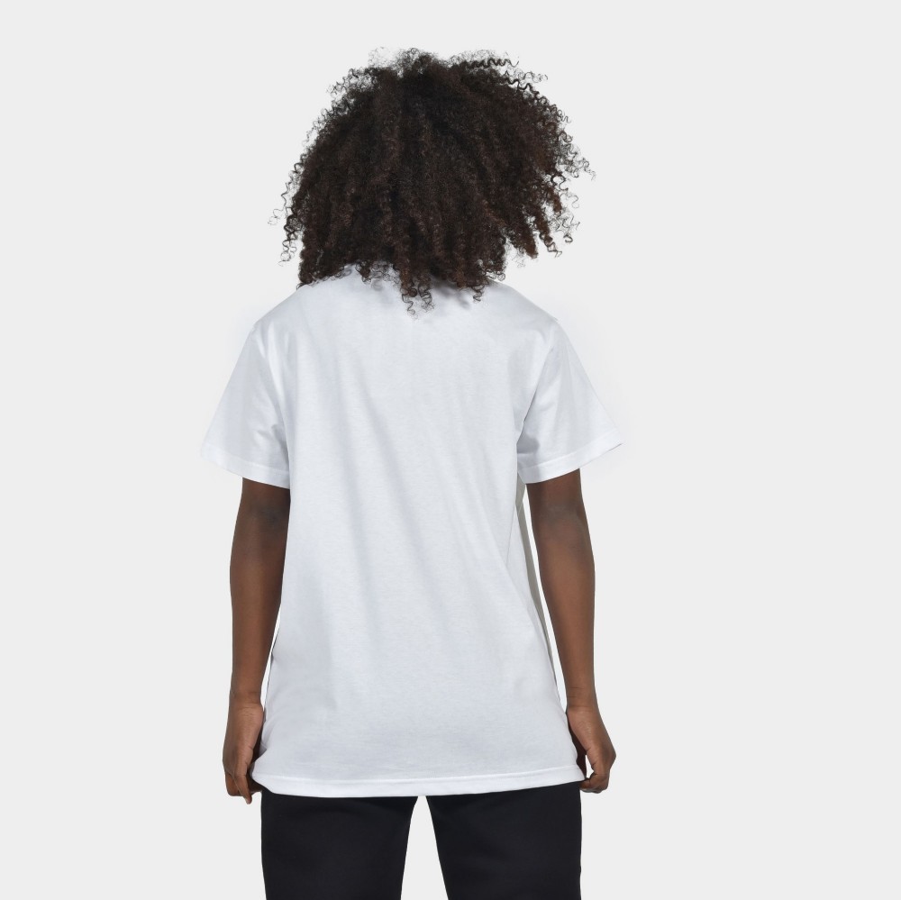 Women's T-shirt Animal Print Milwaukee Logo White | Back | Antetokounbros