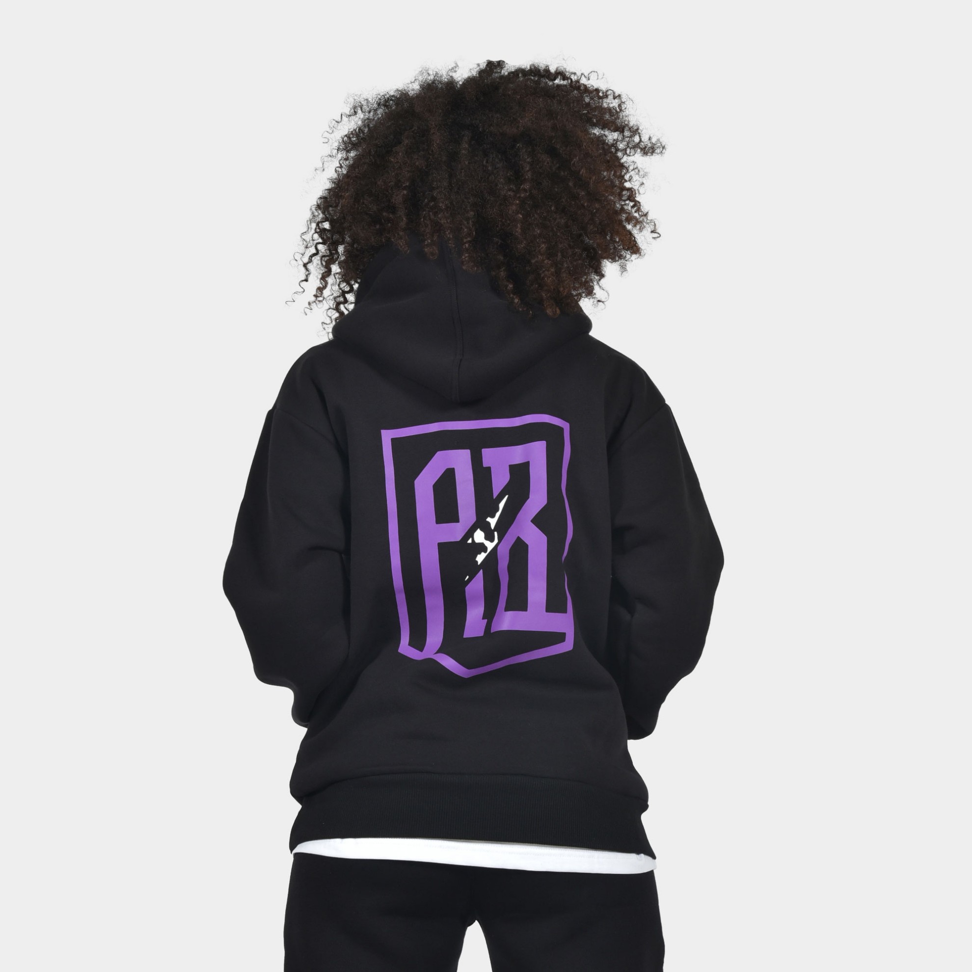 Women's Hoodie Milwaukee Leopard Logo Black | Back | ANTETOKOUNBROS