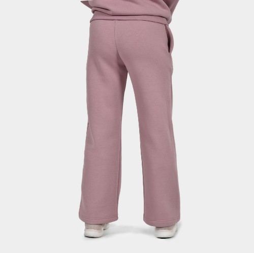 Kids' Wide Leg Sweatpants Heart Dusty Rose | Antetokounbros | Back thumb