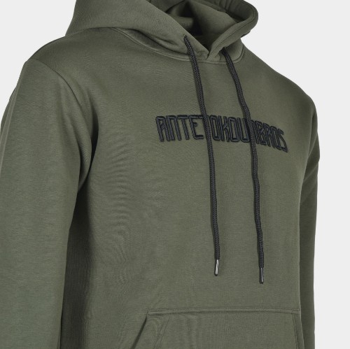 Men's Hoodie Baseline Khaki | Antetokounbros | Detail thumb