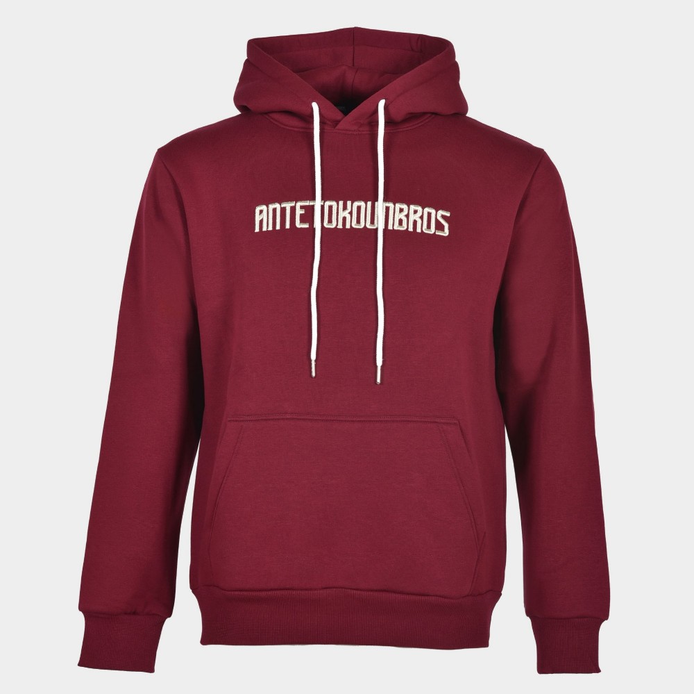 Men's Hoodie Baseline Bordeaux | Antetokounbros | Front