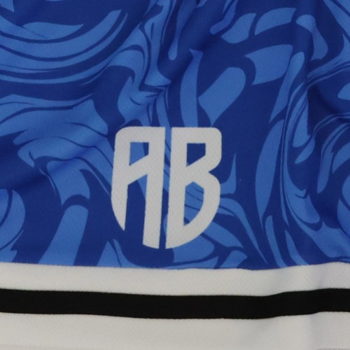 Unisex Jersey Shorts AB Logo Blue Royal detail thumb