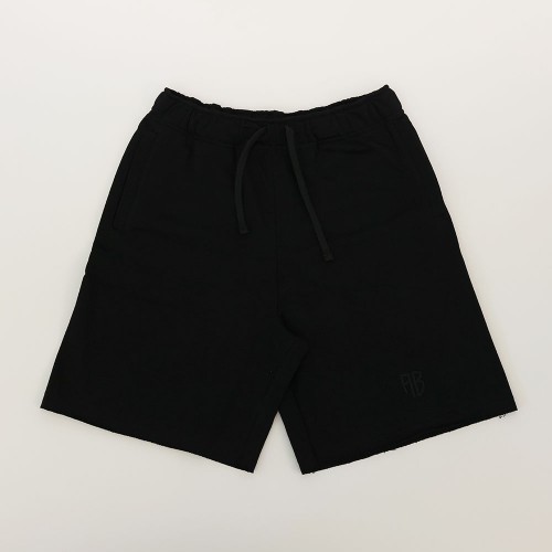 Men's French Terry Shorts AB Logo Black