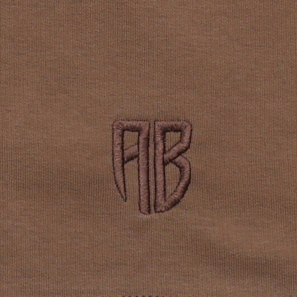 Men's French Terry T-shirt AB Logo Camel detail