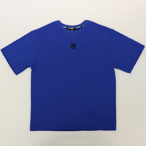 Men's French Terry T-shirt AB Logo Royal Blue thumb