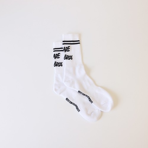 Εικόνα της Ανδρικές Κάλτσες We are all Bros Λευκό