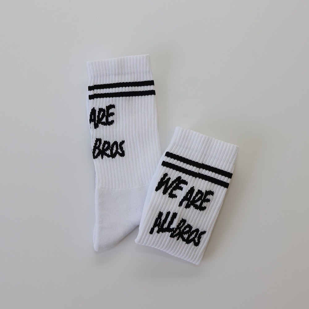 Picture of Men's Socks We are all Bros White