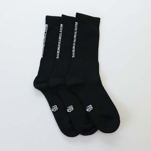 Εικόνα της Unisex Κάλτσες Antetokounbros Vertical Logo Μαύρο (3 Ζευγάρια)