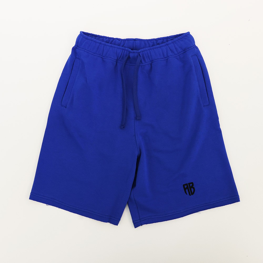 Men's French Terry Shorts AB Logo  Blue Royal