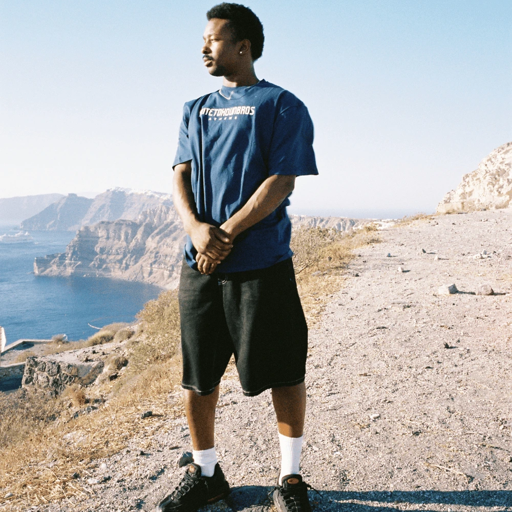 Men's T-shirt Athens Logo NavyI Total look