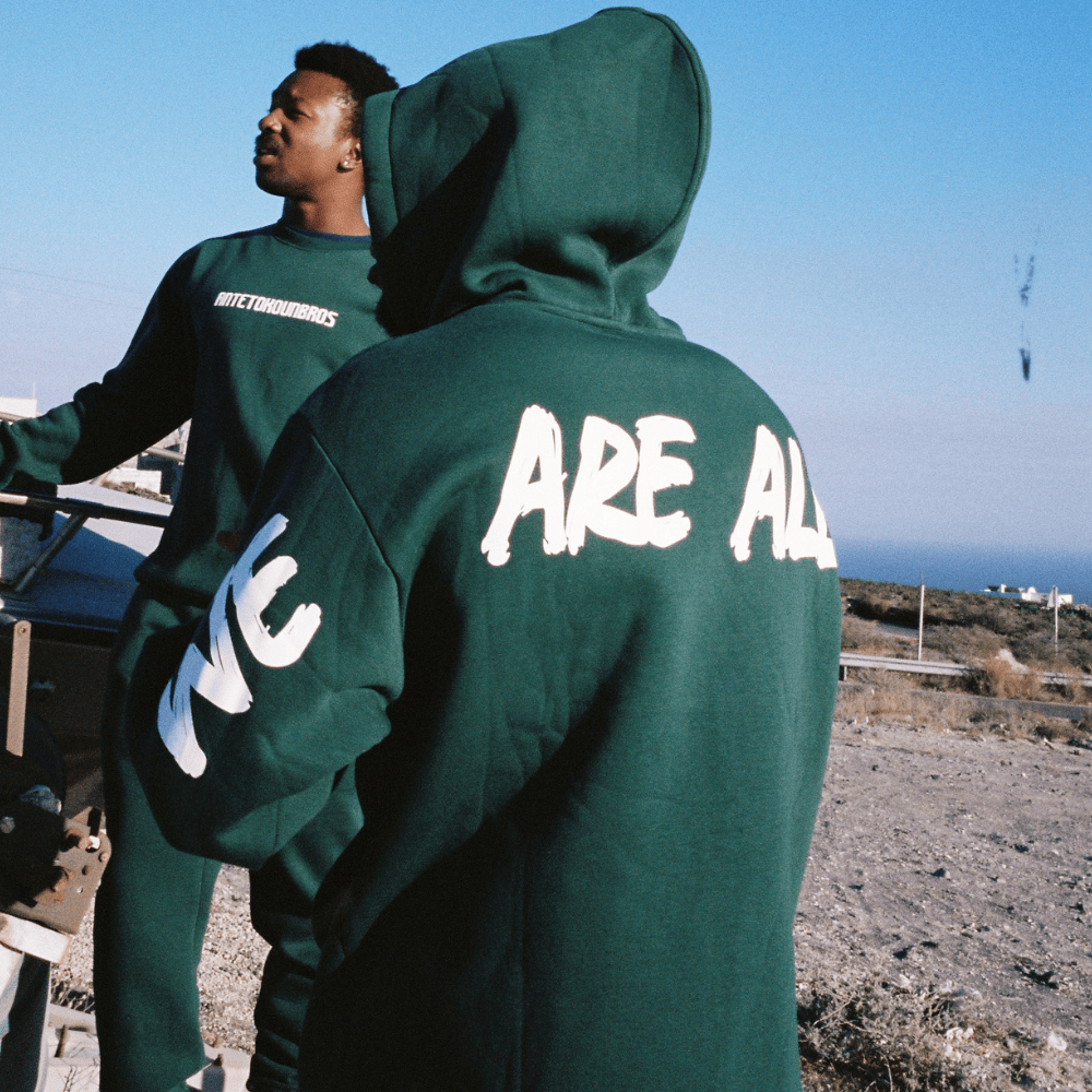 We Are All Bros Hoodie Green I ANTETOKOUNBROS