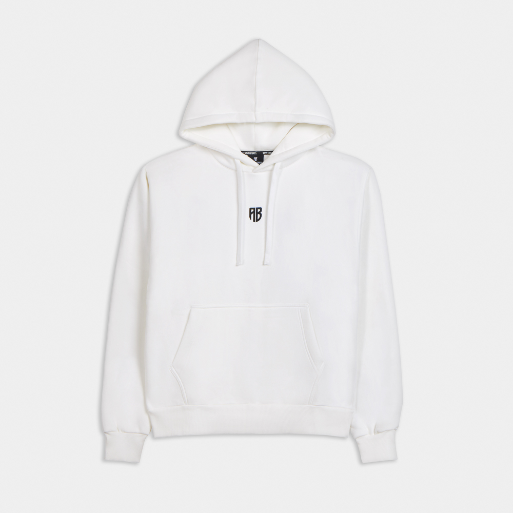 Εικόνα της Unisex  Oversized Φούτερ με Κουκούλα We are all Bros Εκρού