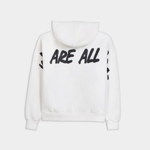 Picture of Unisex Oversized Hoodie We are all Bros Ecru  thumb