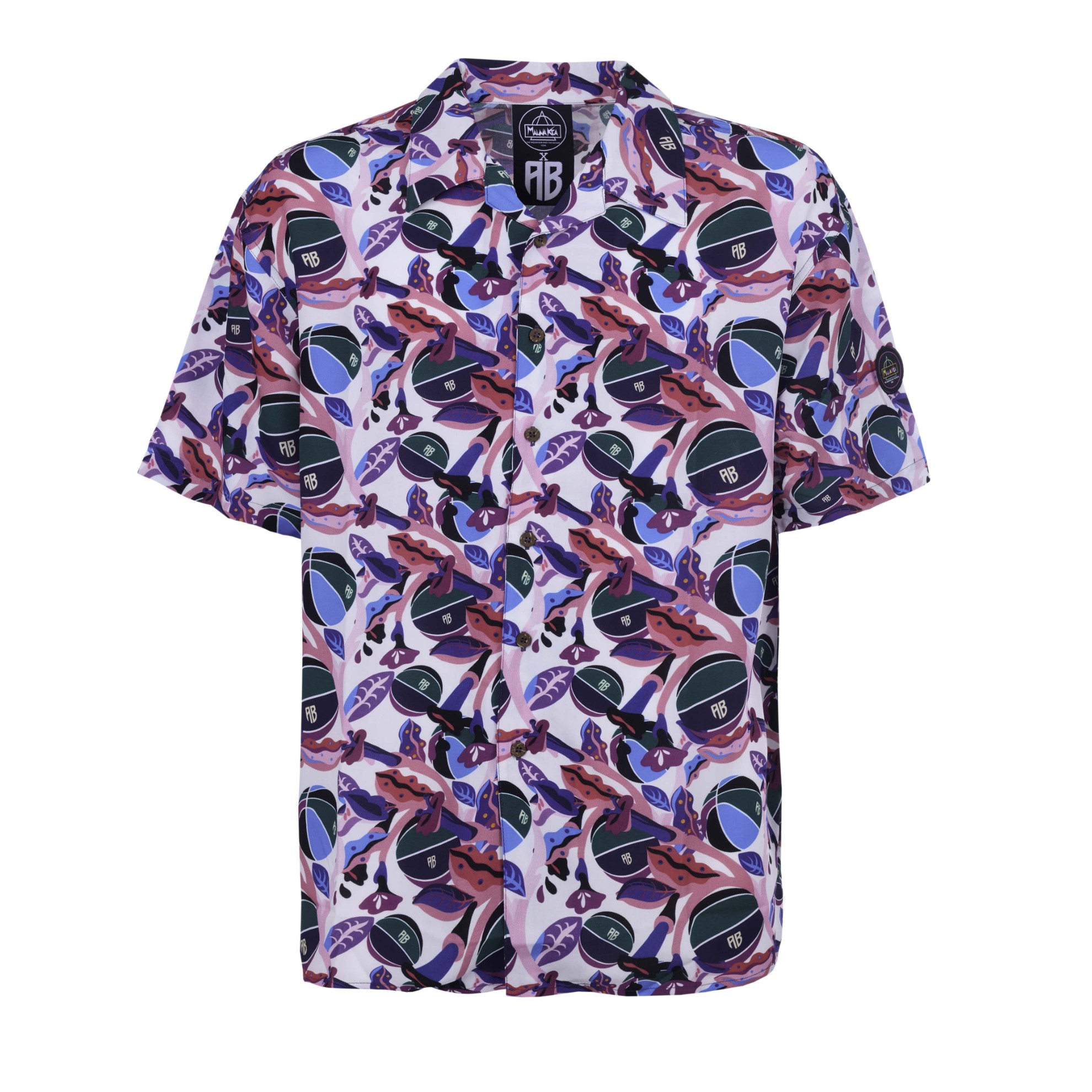 AB X Mauna Kea All-Over Print T-shirt Multicolor PurpleI Front