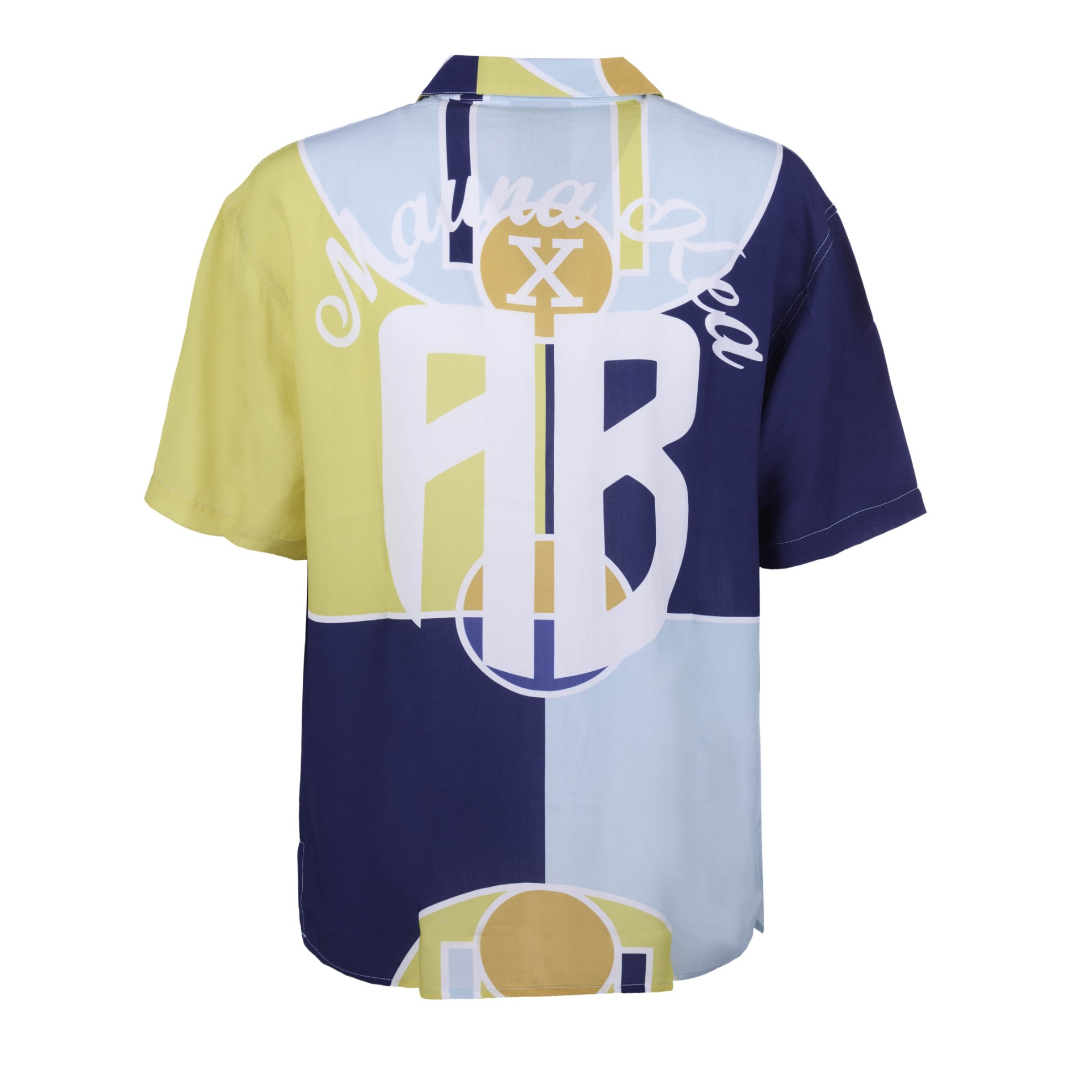 Εικόνα της AB X Mauna Kea All-Over Print Κοντομάνικο Πουκάμισο Multicolor Πορτοκαλί