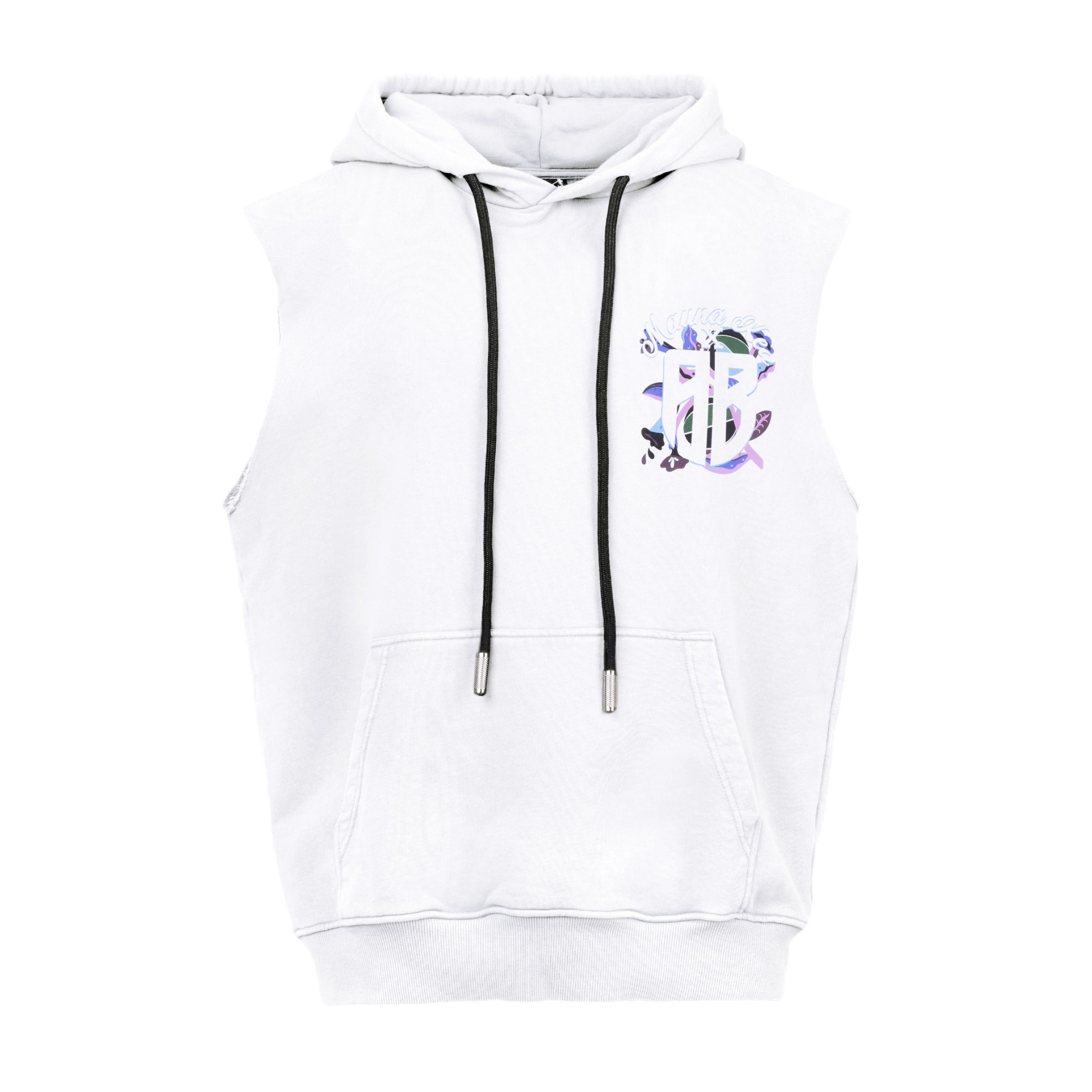 Picture of AB X Mauna Kea Sleeveless Hoodie White