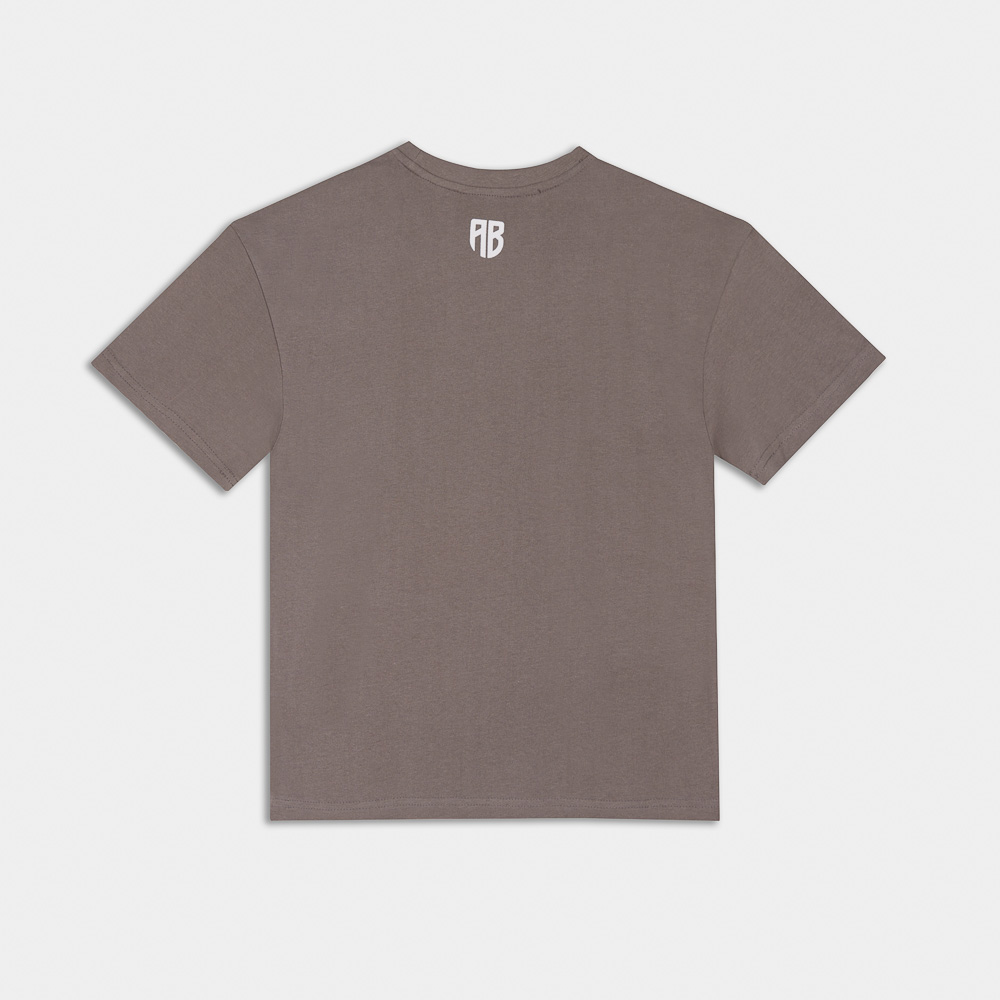 Just A Kid From Sepolia Kids Oversized T-shirt | ANTETOKOUNBROS | Charcoal Back