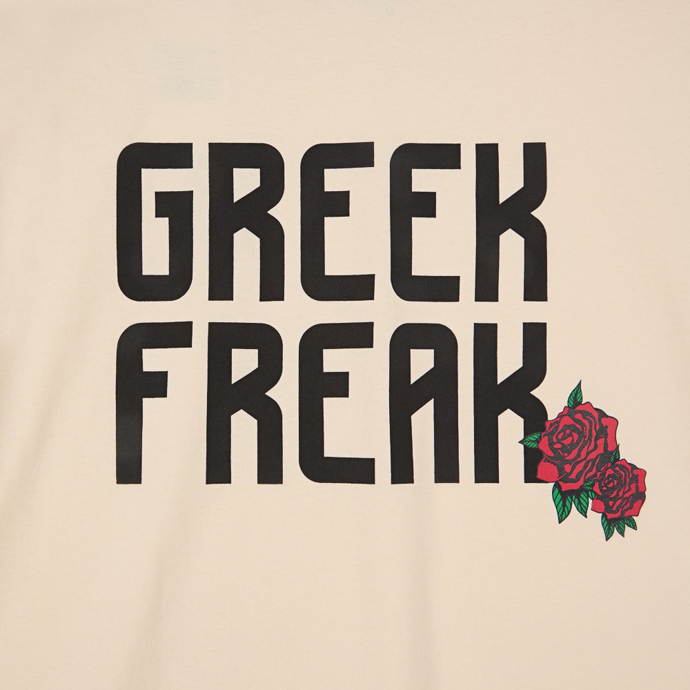 Picture of Antetokounbros Greek Freak Oversized T-Shirt Off White