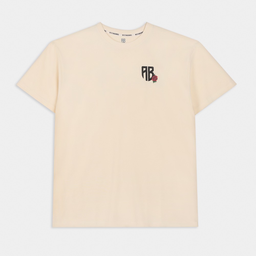Picture of Antetokounbros Greek Freak Oversized T-Shirt Off White