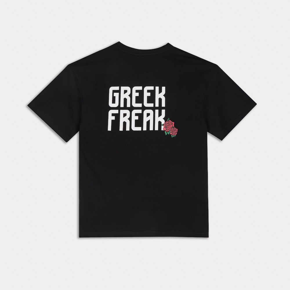 Picture of Antetokounbros Greek Freak Oversized T-Shirt Black
