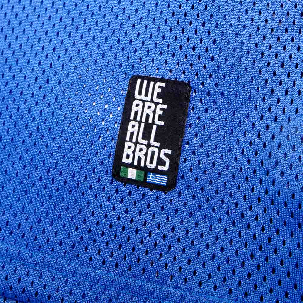 Mesh Tank Top | ANTETOKOUNBROS | Blue Detail