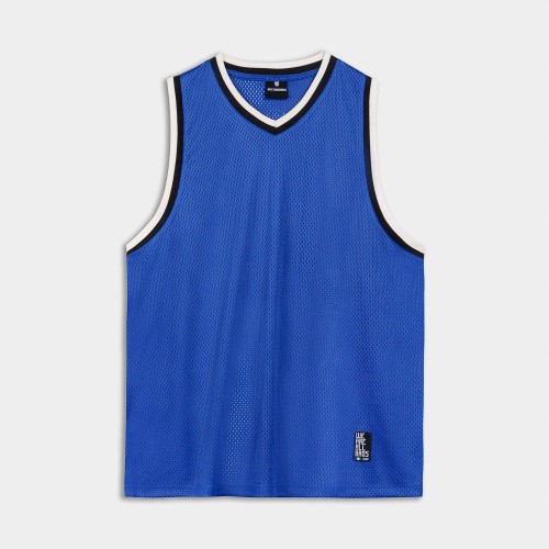 Εικόνα της Antetokounbros Mesh Tank Top Μπλέ