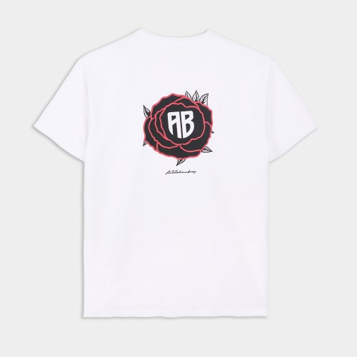 Εικόνα της Antetokounbros Rose Tribute Oversized T-Shirt Λευκό