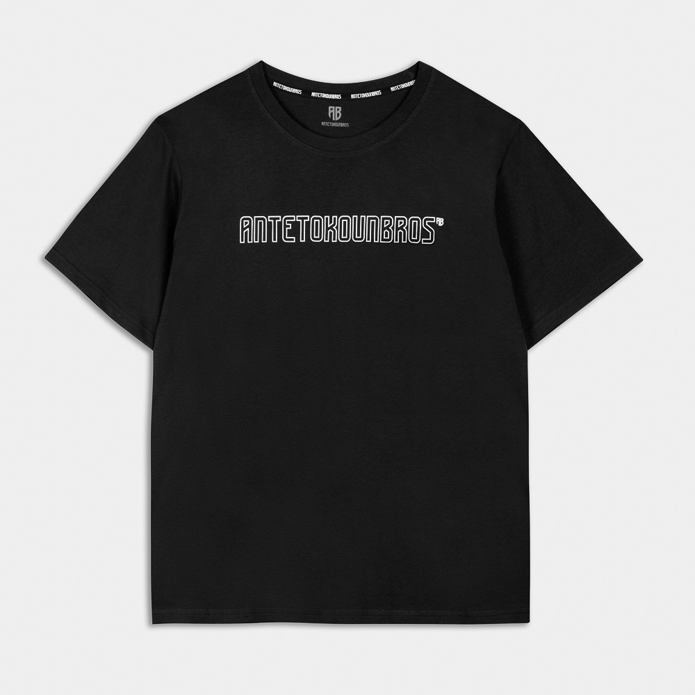 Picture of Antetokounbros Kids Logomania T-Shirt Black