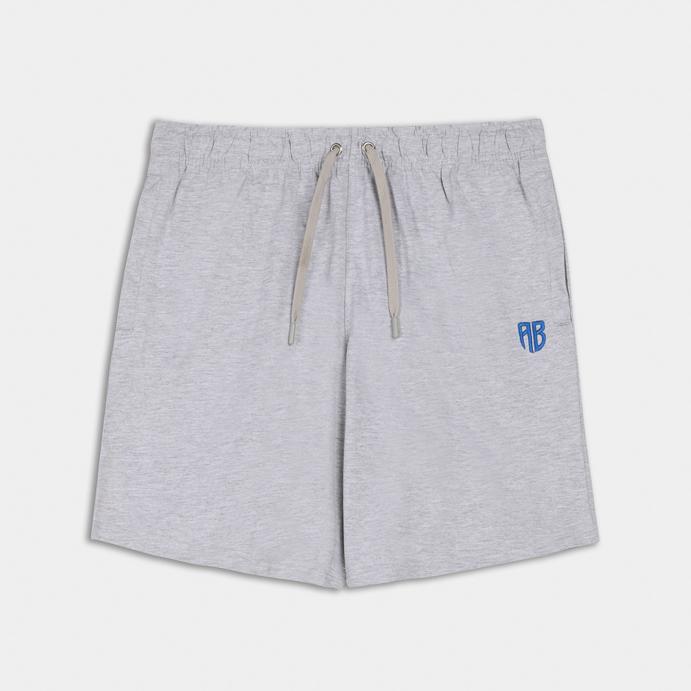 Classic Cotton Shorts| ANTETOKOUNBROS | Grey Front