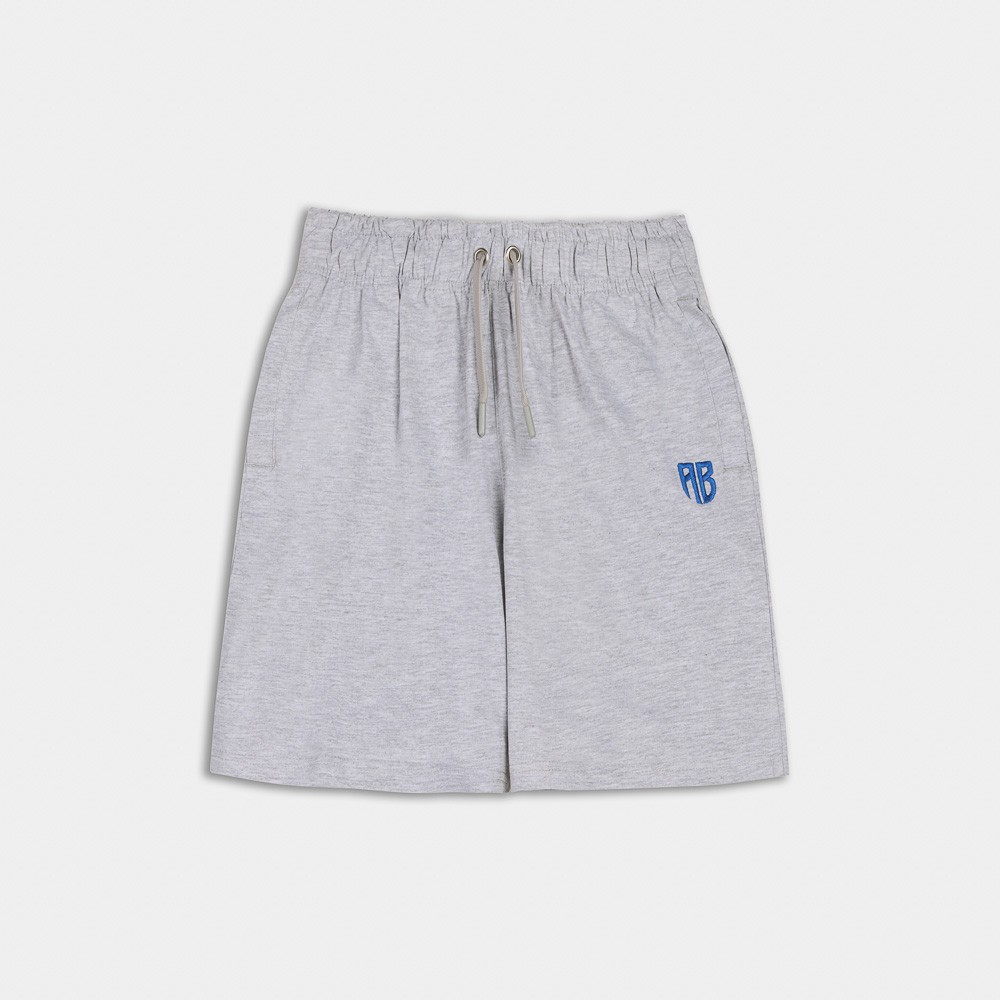 Picture of Antetokounbros Kids Classic Cotton Shorts Grey