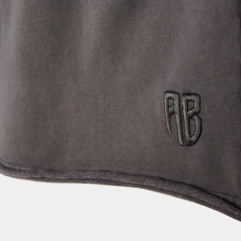 Stone Washed Shorts| ANTETOKOUNBROS | Charcoal Detail