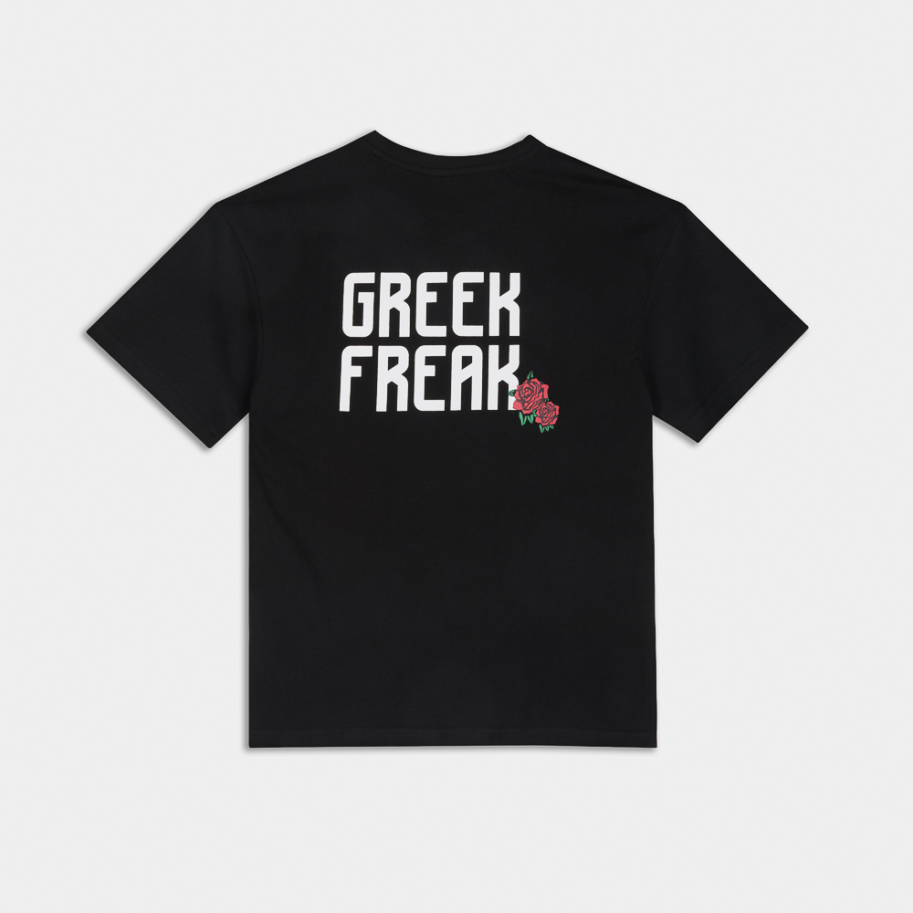 Kids Greek Freak Oversized T-Shirt | ANTETOKOUNBROS | Black Back