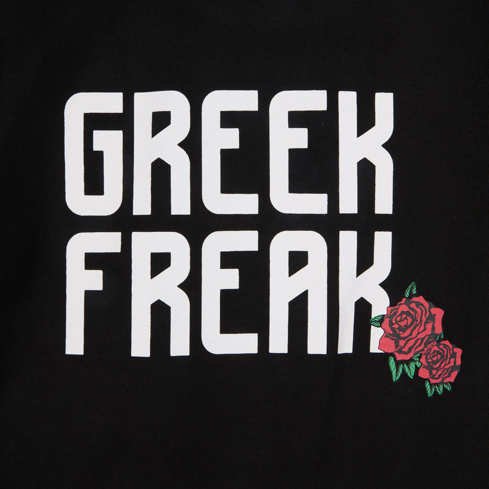Kids Greek Freak Oversized T-Shirt | ANTETOKOUNBROS | Black Detail