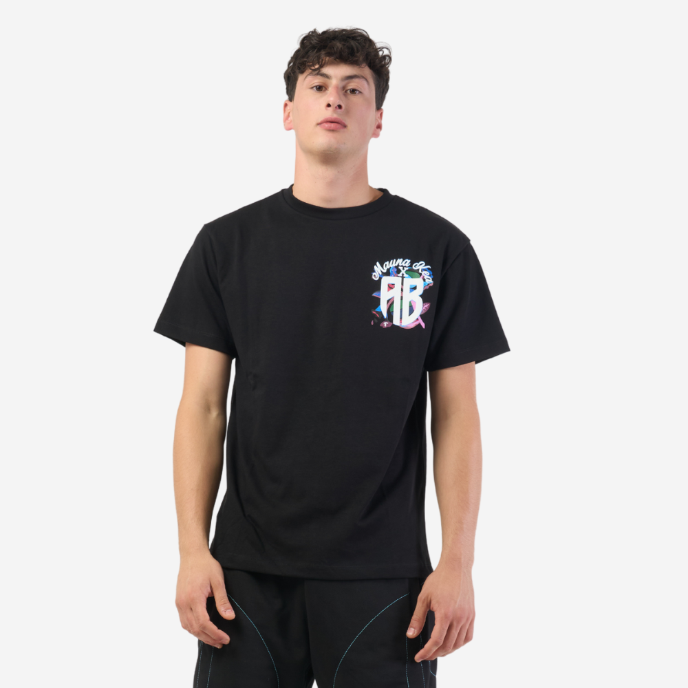 Εικόνα της AB X Mauna Kea T-shirt  ΑΒ Logo Μαύρο