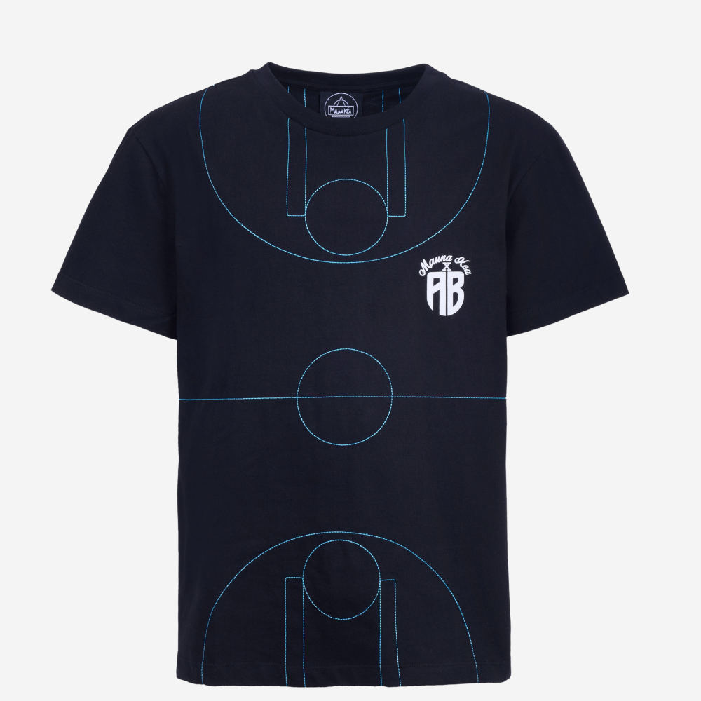 Picture of AB X Mauna Kea Basketball Court Graphic T-Shirt Black