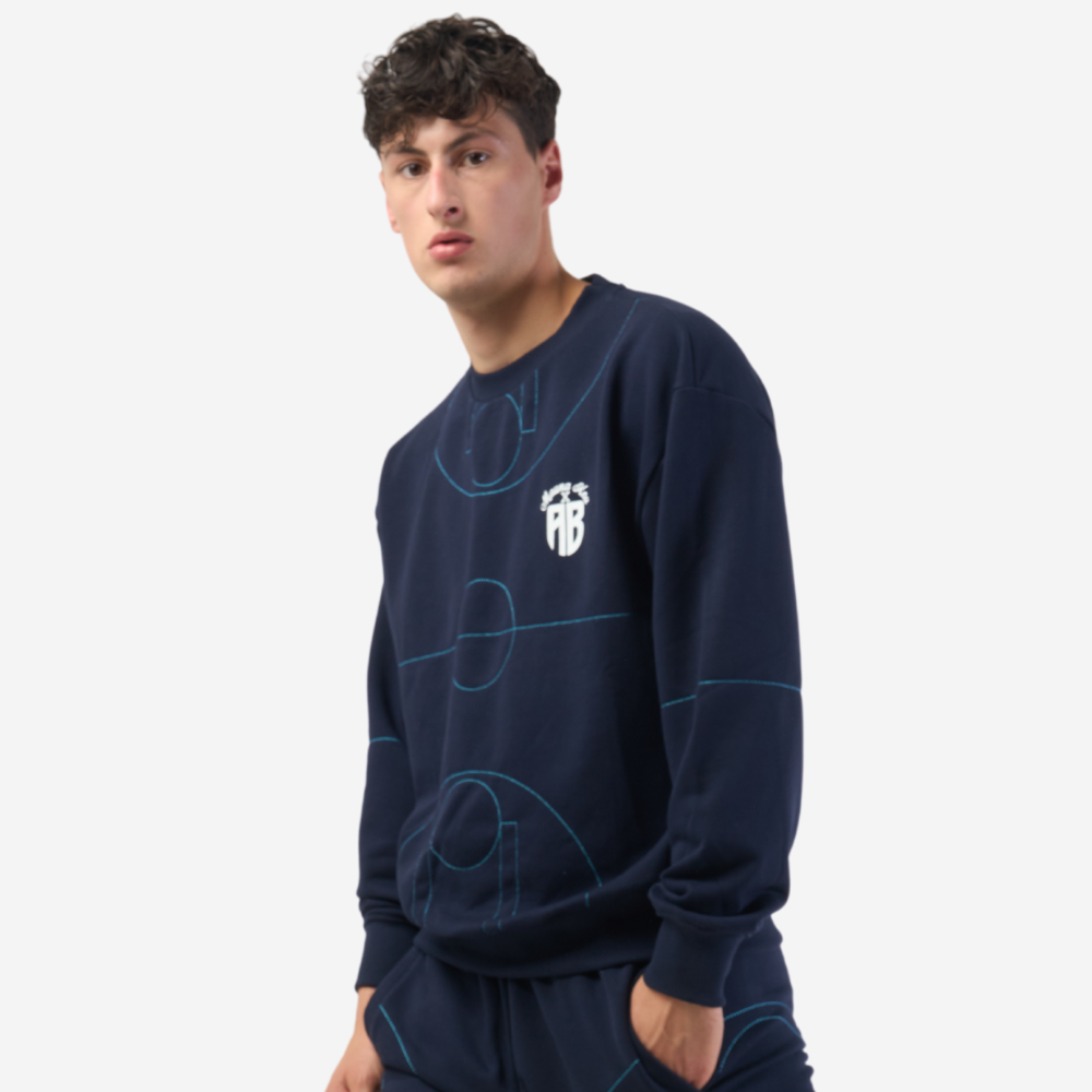 Picture of AB X Mauna Kea  Sweatshirt AB Logo Blue