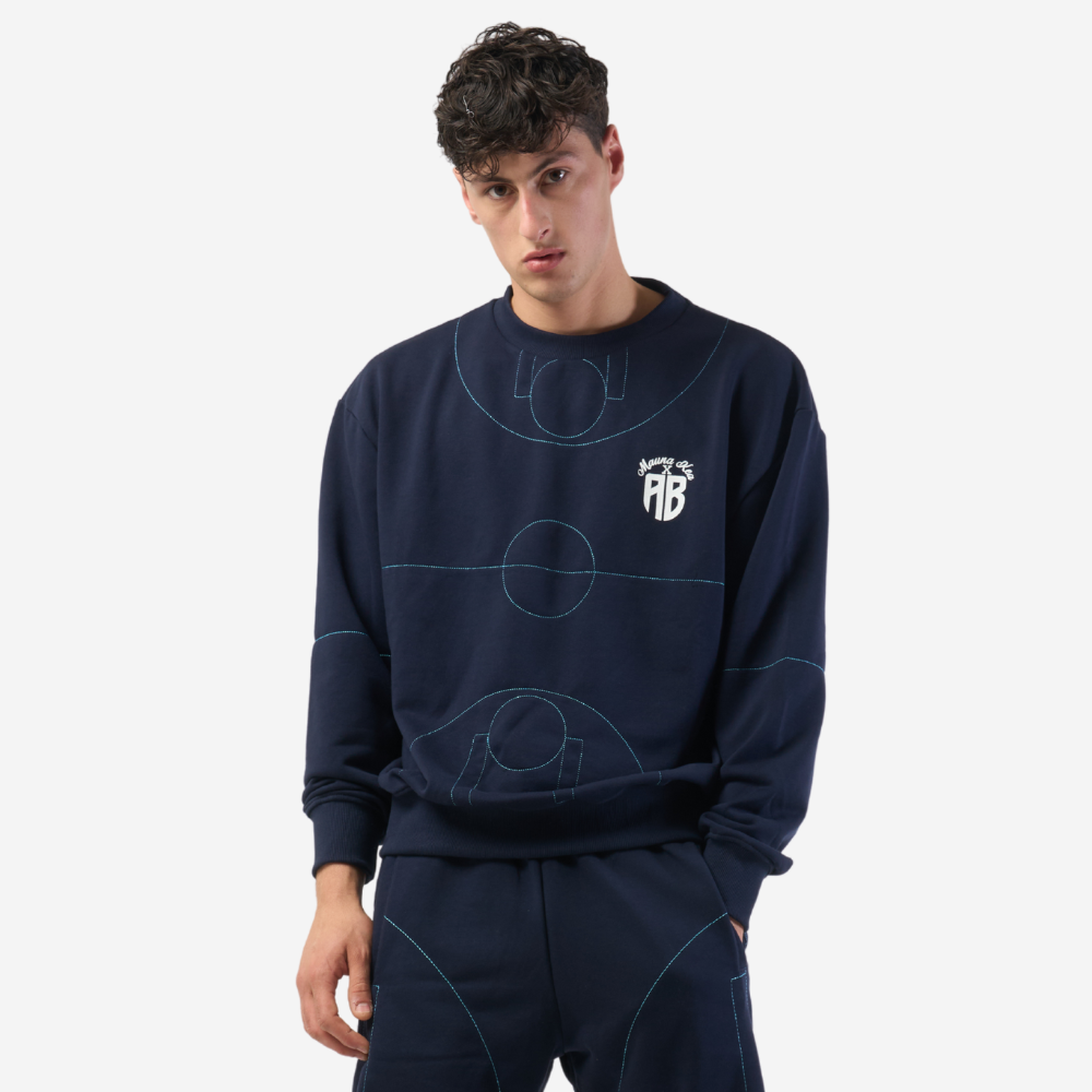 Picture of AB X Mauna Kea  Sweatshirt AB Logo Blue