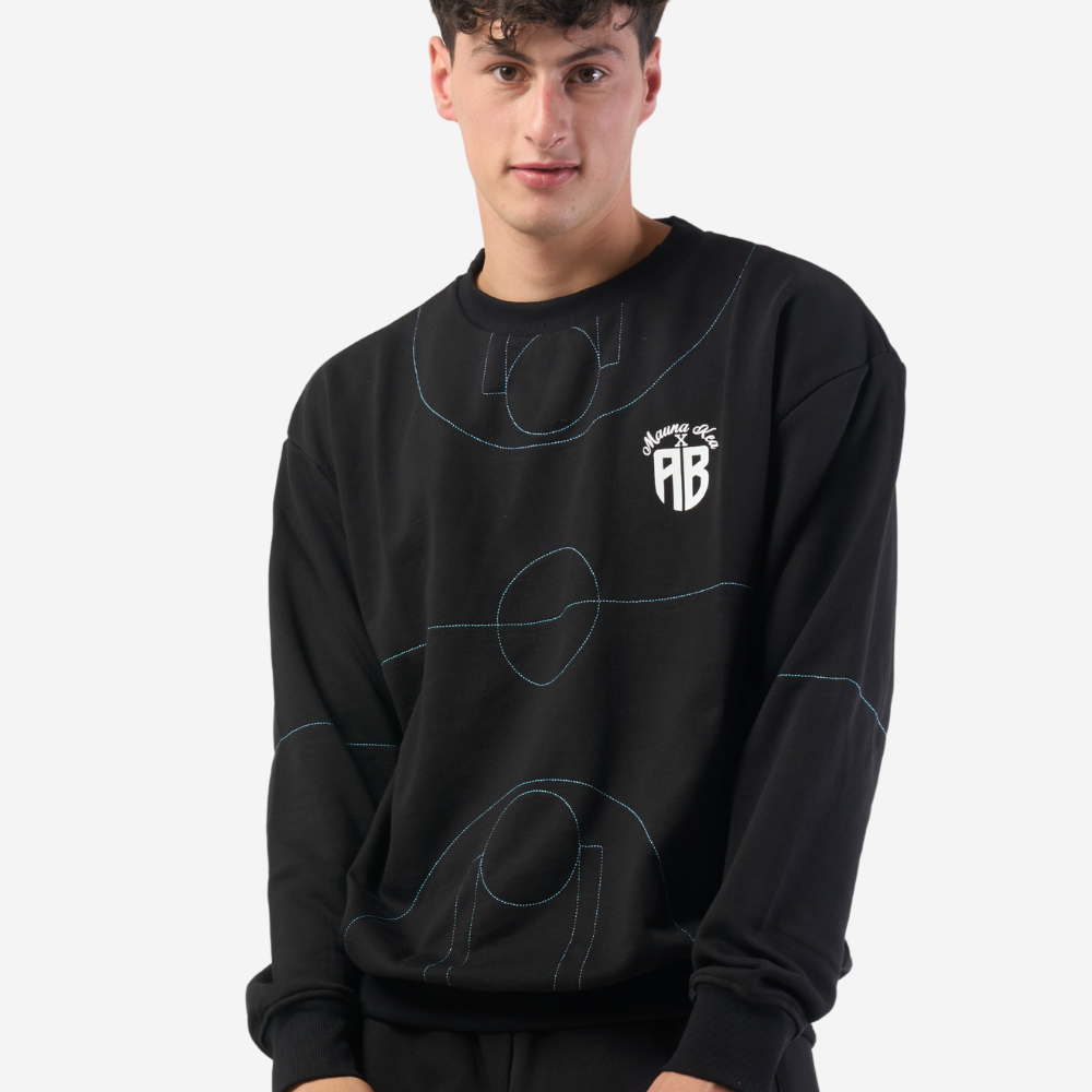 Picture of AB X Mauna Kea  Sweatshirt AB Logo Black