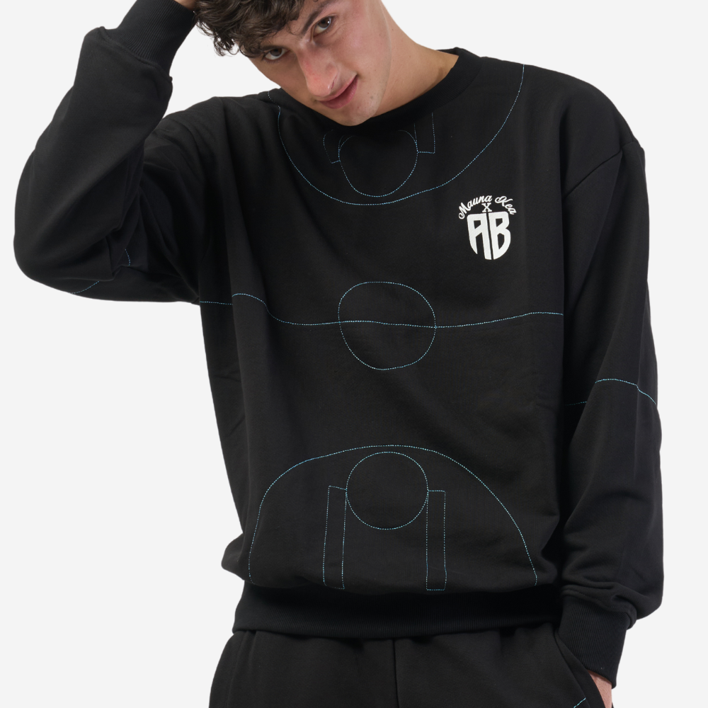 Picture of AB X Mauna Kea  Sweatshirt AB Logo Black