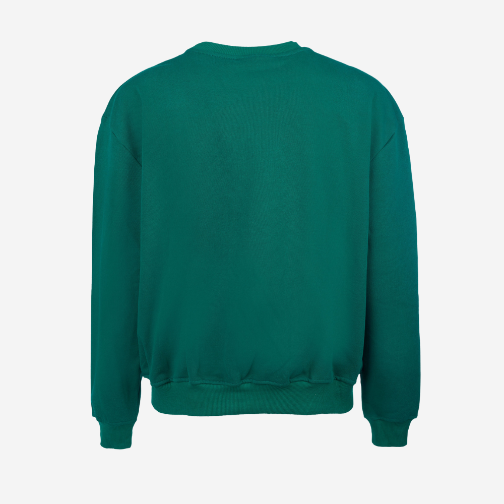 Εικόνα της AB X Mauna Kea  Embroidered  Φούτερ Με Λαιμόκοψη Πράσινο