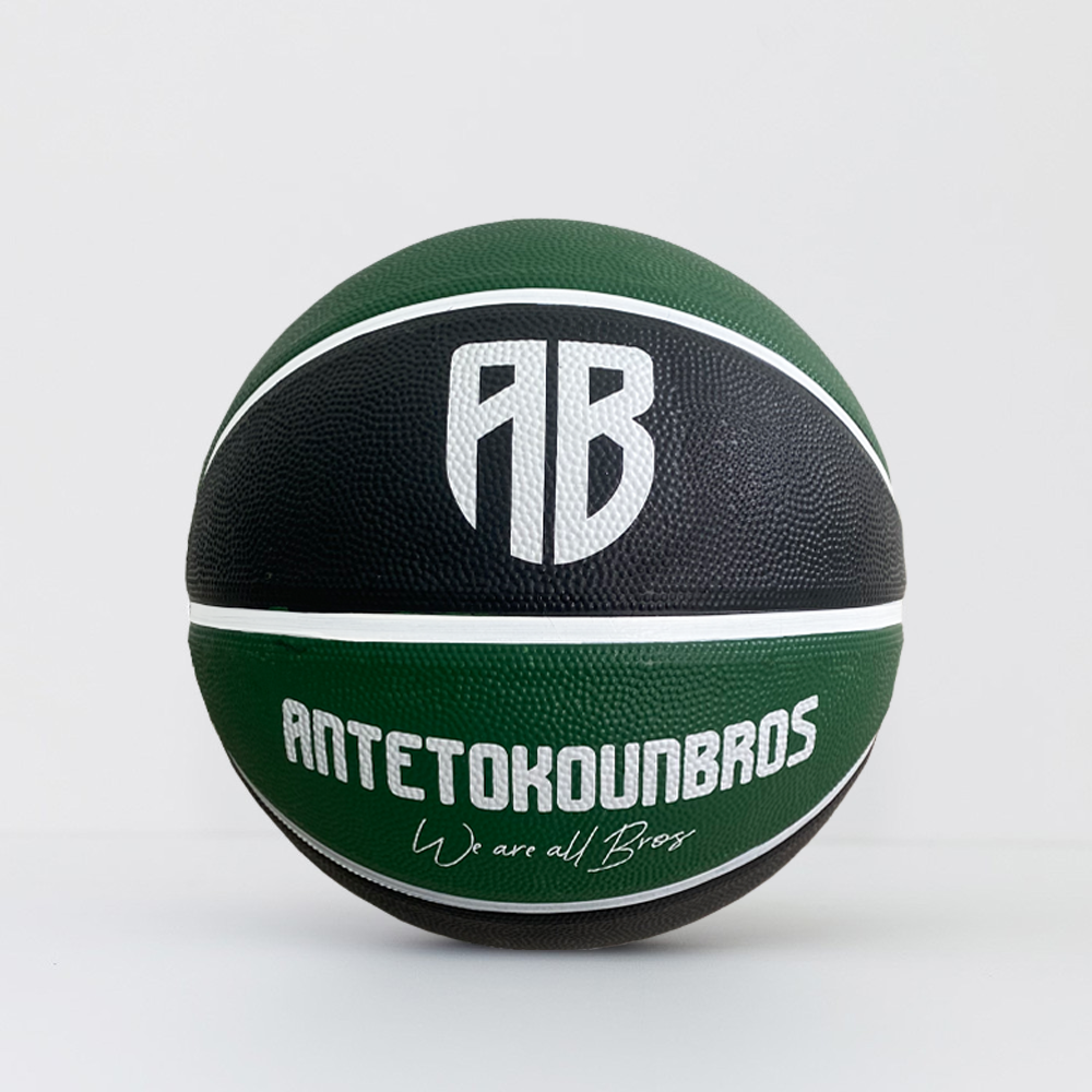 Εικόνα της Antetokounbros Μπάλα Μπάσκετ We are all Bros Μαύρο/Πράσινο 7