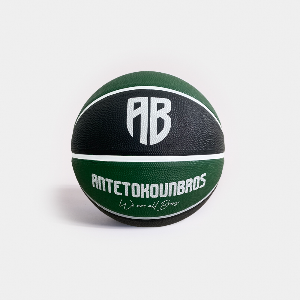 Εικόνα της Antetokounbros Μπάλα Μπάσκετ We are all Bros Μαύρο/Πράσινο 5