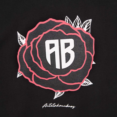 Εικόνα της Antetokounbros Rose Tribute Oversized T-Shirt Μαύρο thumb
