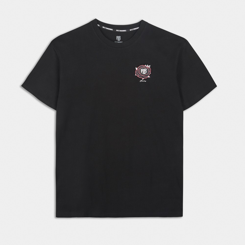 Εικόνα της Antetokounbros Rose Tribute Oversized T-Shirt Μαύρο